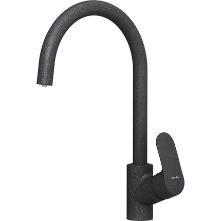 Смеситель для кухни Am.Pm Like F8007722, черный, Цвет производителя: чёрный - фото 