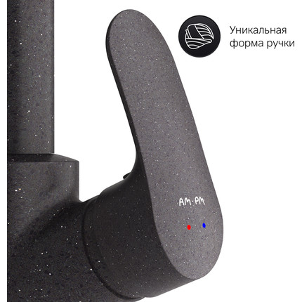 Смеситель для кухни Am.Pm Like F8007722, черный, Цвет производителя: чёрный - фото 8