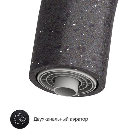 Смеситель для кухни Am.Pm Like F8007722, черный, Цвет производителя: чёрный - фото 9