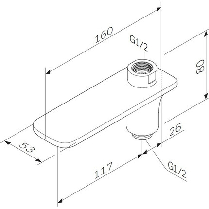 Излив для ванны Am.Pm F50A70900 - фото 3