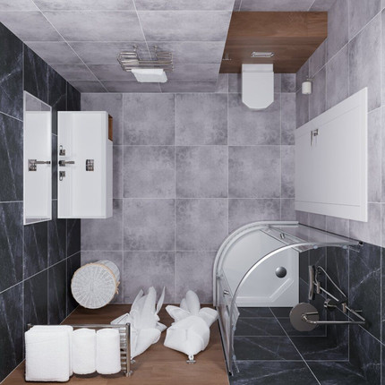 Душевое ограждение Triton Альфа 100x100 см, хром/прозрачное - фото 5