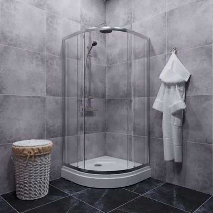 Душевое ограждение Triton Альфа 100x100 см, хром/прозрачное - фото 6