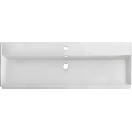 Консоль подвесная с раковиной Cezares CADRO-120/46/58-2C-SO-MET-ST 120 см, Nero - фото 3