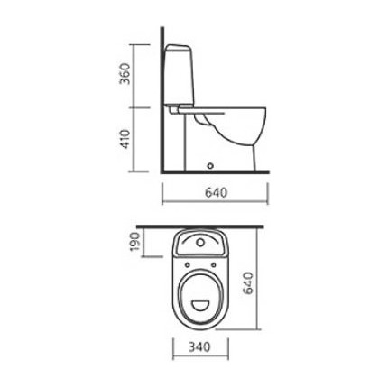 Унитаз-компакт Sanita Luxe Best Luxe WC.CC/Best/2-DM/BLK.G/S1 с крышкой микролифт (цвет чёрный) - фото 10
