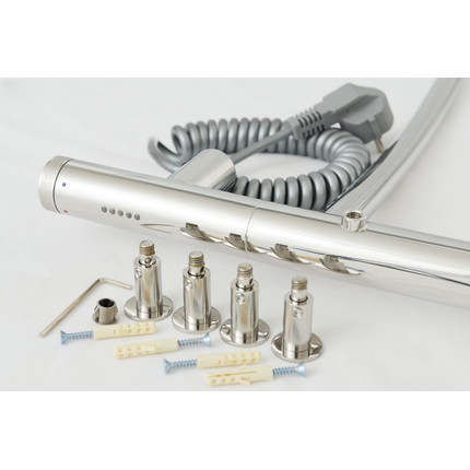 Полотенцесушитель электрический Сунержа Галант 3.0 П4 500x400 мм 00-5800-5040 L - фото 5