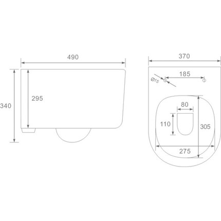 Унитаз подвесной безободковый Vincea Evo VT1-34S с крышкой микролифт - фото 12