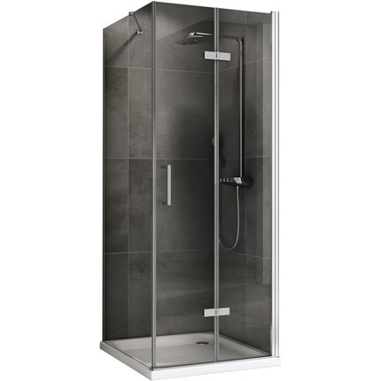 Душевое ограждение Abber Zart 70x90 см AG08070P-S91, хром/прозрачное - фото 