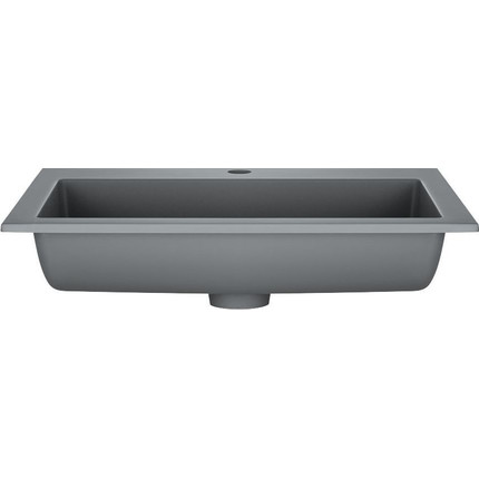 Тумба подвесная с раковиной Vincea Luka 60 см VMC-2L600TO (раковина серая VCB-13600G), дуб табак - фото 6