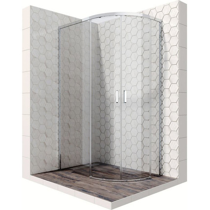 Душевое ограждение Ambassador Queen 120х80 см 11011103L L, хром/прозрачное - фото 