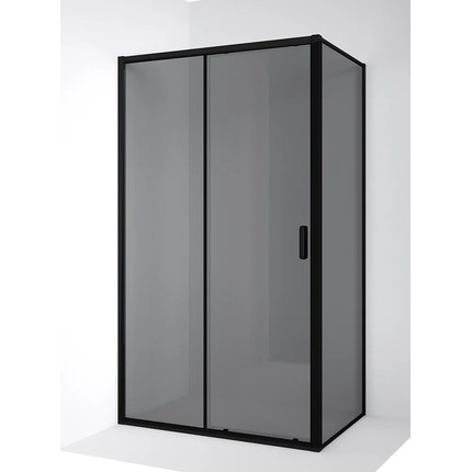 Душевое ограждение Ambassador Forsa 110x80 см 17022217ABB-80ABB, чёрный/тонированное - фото 