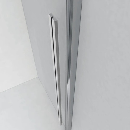 Душевое ограждение Ambassador Intense 150x80 см 110021104IX-80IX (стекло 8 мм) хром/прозрачное - фото 4