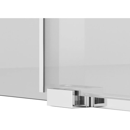 Душевое ограждение Ambassador Benefit 160x120 см 19021105HX-120HX (стекло 8 мм) хром/прозрачное - фото 4