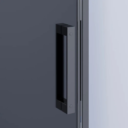 Душевая дверь Ambassador Benefit 160 см 19022205HBB (стекло 8 мм) чёрный/тонированное - фото 5