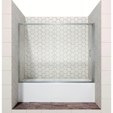 Шторка для ванны Ambassador Bath Screens 1700х1400 мм 16041105, хром/прозрачное - фото 