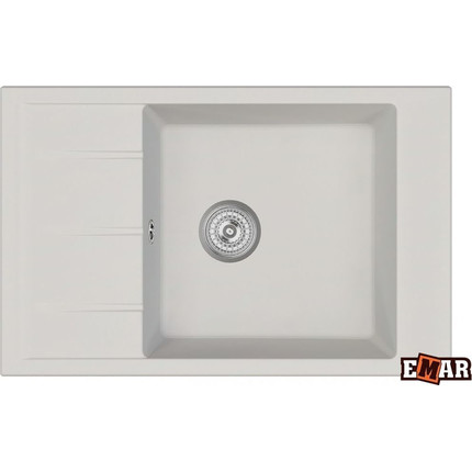 Кухонная мойка Emar EMQ-1780.Q, агат, Цвет производителя: агат - фото 