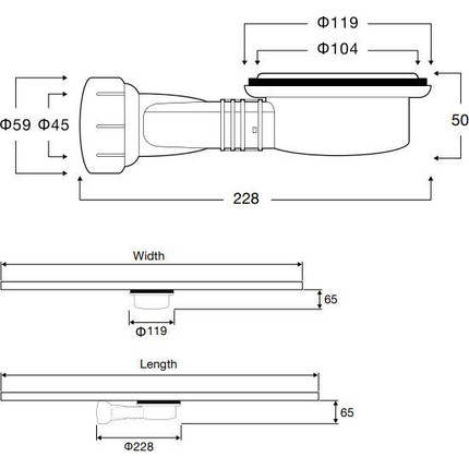 Сифон для душевого поддона Vincea Vsph-D132 - фото 4