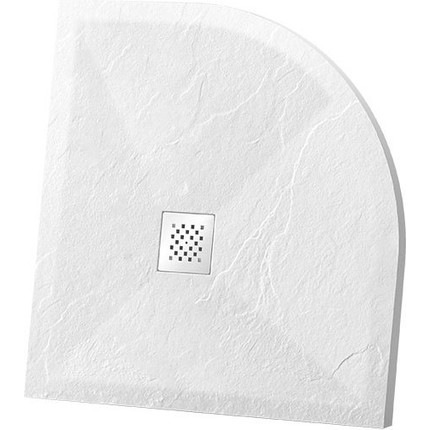 Поддон каменный Vincea 100х100 см VST-4SQ1010W, белый матовый - фото 3