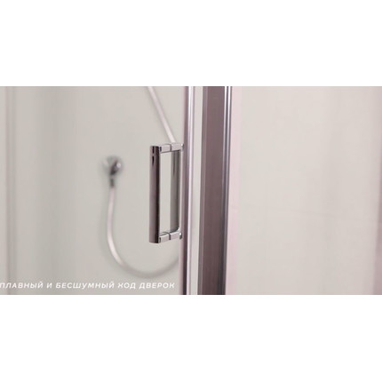 Гидробокс Niagara Premium NG-6001-01G 90x90 см, хром/прозрачное (безсиликоновая сборка) - фото 5