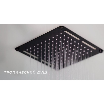 Душевая кабина Niagara Premium NG-6902-01D BLACK 100x100 см, черный/тонированное (безсиликоновая сборка) - фото 7