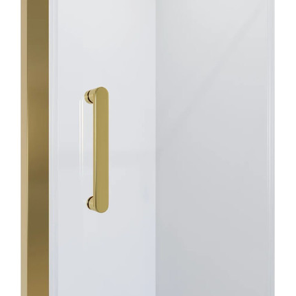 Душевое ограждение Niagara Nova 100x80 см NG-42-10AG-NG-A80G, золото/прозрачное - фото 3