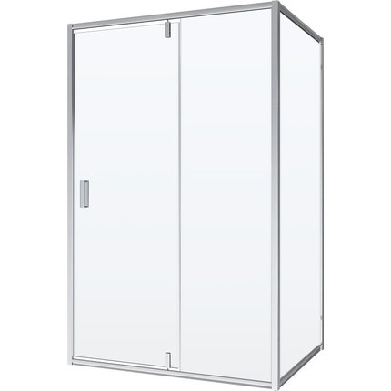 Душевое ограждение Niagara Nova 100x100 см NG-63-10A-NG-A100, хром/прозрачное - фото 2