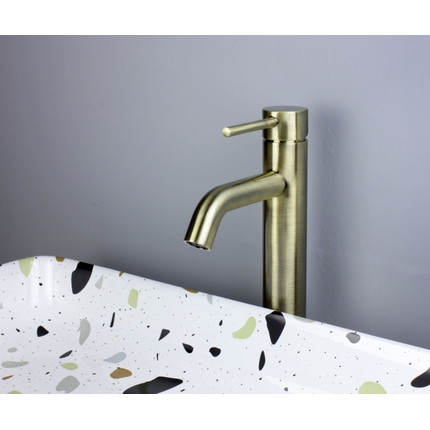 Смеситель для раковины высокий Bronze de Luxe Scandi 1452BR, бронза, Цвет производителя: бронза - фото 5