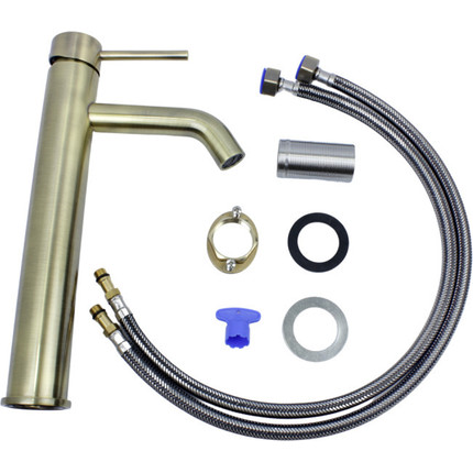 Смеситель для раковины высокий Bronze de Luxe Scandi 1452BR, бронза, Цвет производителя: бронза - фото 8