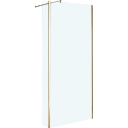 Душевая перегородка Niagara Nova 100 см NG-644-10GOLD с кронштейном, золото/прозрачное - фото 2