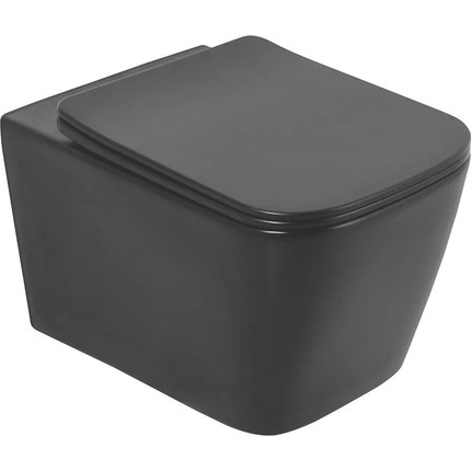 Инсталляция Grohe Solido 38811KF0 с подвесным безободковым унитазом BelBagno Ardente-C BB3202CHR-MB, черный матовый - фото, картинка 2 Инсталляция Grohe Solido 38811KF0 с подвесным безободковым унитазом BelBagno Ardente-C BB3202CHR-MB, черный матовый - фото 2