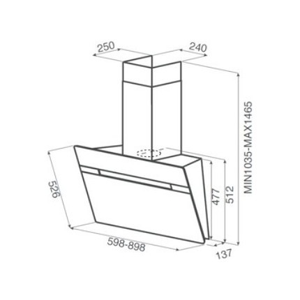 Вытяжка JET AIR VIKI WH/A/90 - фото 3