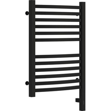 Полотенцесушитель электрический Сунержа Аркус 3.0 П12 600x400 мм 31-5705-6040 R, чёрный матовый - фото 