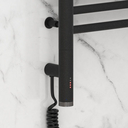 Полотенцесушитель электрический Сунержа Богема 3.0 П16 1000x400 мм (прямая перемычка) 15-5804-1040 L, тёмный титан муар - фото 3