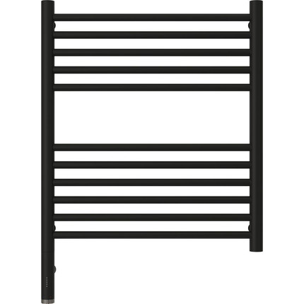Полотенцесушитель электрический Сунержа Богема 3.0 П11 600x500 мм (прямая перемычка) 31-5804-6050 L, чёрный матовый - фото 2