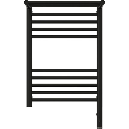 Полотенцесушитель электрический Сунержа Богема с полкой 3.0 П10 600x400 мм (прямая перемычка) 31-5807-6040 R, чёрный матовый - фото 2