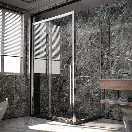 Душевое ограждение Veconi Premium Trento 120x80 см PTC30-SP-12080-CH-01-C4 (стекло 8 мм), хром/прозрачное - фото 