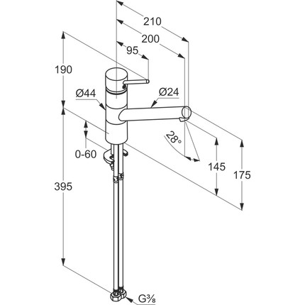 Смеситель для кухни Kludi Scope XL 339300575 - фото 5