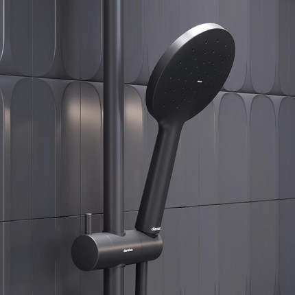 Душевая стойка с термостатом Damixa Jupiter 977800300, черный - фото 5