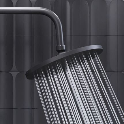 Душевая стойка с термостатом Damixa Jupiter 977800300, черный - фото 6