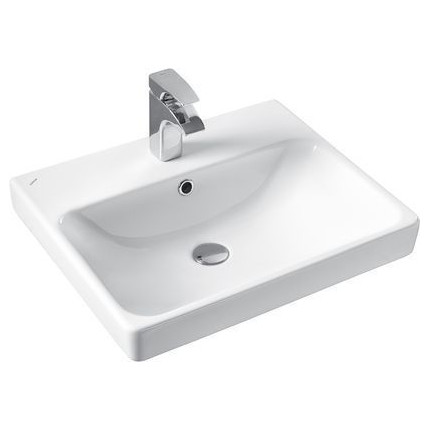 Тумба универсальная с раковиной Акватон Сканди Doors 55 см 1A278801SDB20, дуб верона/белый глянцевый (ножки в комплекте) - фото 2