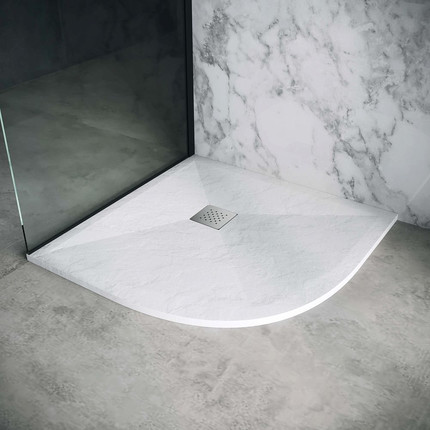 Поддон каменный Grossman Strong 90x90 см GR-S19090, белый матовый - фото 5