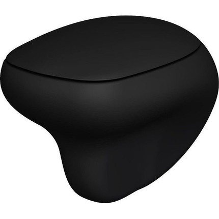 Унитаз подвесной безободковый Ambassador Diamond 123T20201R, черный матовый, Цвет производителя: чёрный - фото 2