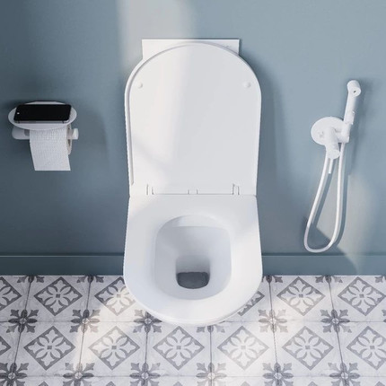 Унитаз подвесной безободковый Iddis Zodiac ZDCRDSEi25 с крышкой микролифт - фото 6