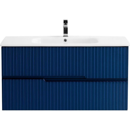 Тумба подвесная с раковиной Cezares DUET-1000-2C-SO-SPF-P 100 см, Sapfiro - фото 