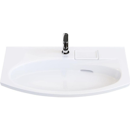 Тумба подвесная с раковиной Kerama Marazzi Riva 80 см RV.80\WHT.M, белый матовый - фото 12