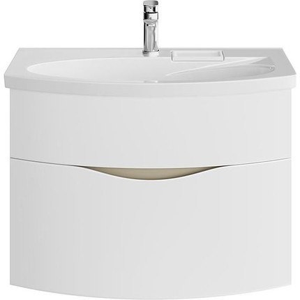 Тумба подвесная с раковиной Kerama Marazzi Riva 80 см RV.80\WHT.M, белый матовый - фото 6