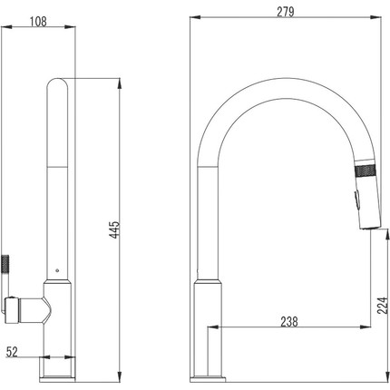 Смеситель для кухни Azario Diamond AZ-VJB569193C - фото 2