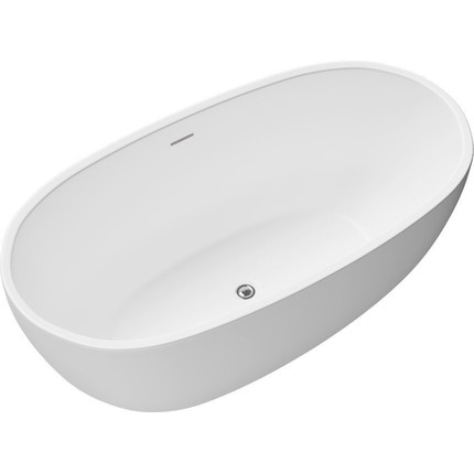 Ванна отдельностоящая Grossman Classic 150x78 см GR-2403M, белый матовый - фото 