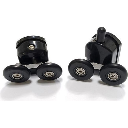 Душевое ограждение Abber Schwarzer Diamant 100x80 см AG30100BMH-S80BM-S80BM, чёрный/матовое - фото 3