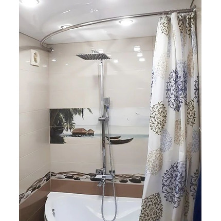 Карниз для ванны Aquatek 146х146 см дуга (для ванны Калипсо) KARN-0000012 - фото 2