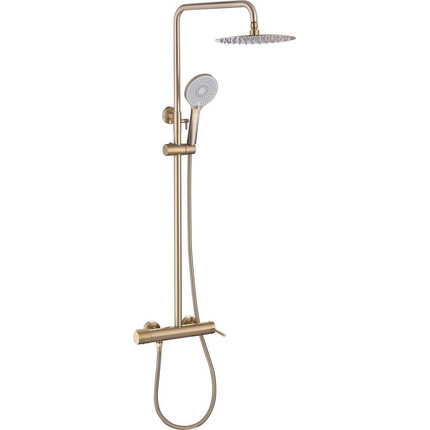 Душевая стойка Abber Emotion AF8816G, золото матовое, Цвет производителя: золото матовое - фото 